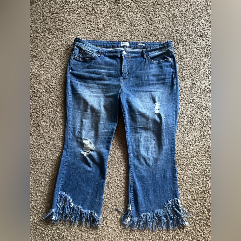 William Rast Women's Blue Distressed Jeans